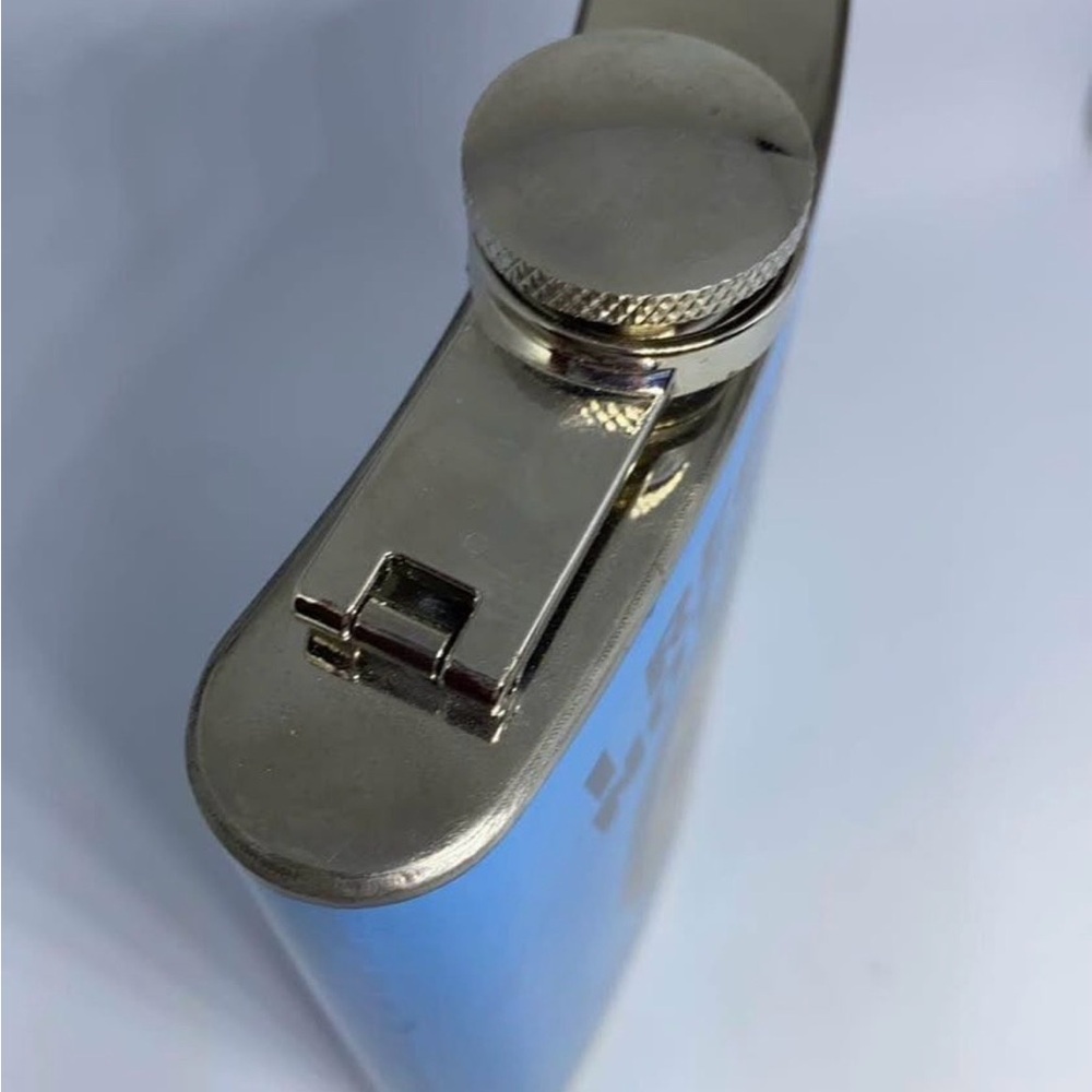 7oz Stainless Steel Flask-Parks and Recreation-I Regret Nothing. The End. - Picture 5 of 5